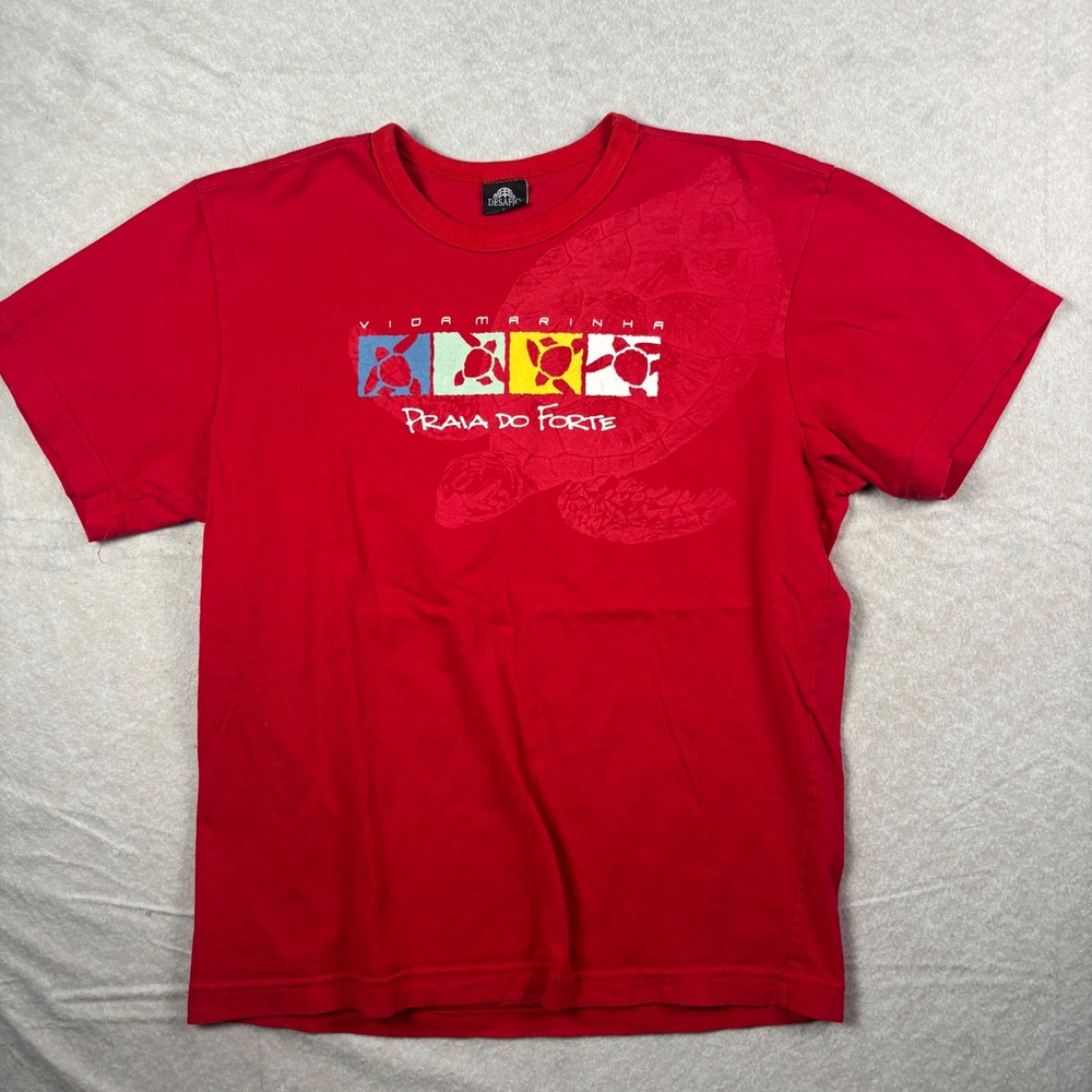 Red Desafio Praia do Forte T-Shirt – Size S